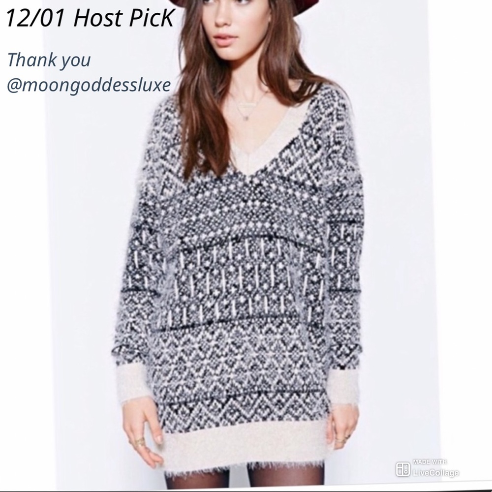 Ecote Long Heavy fuzzy Sweater New!